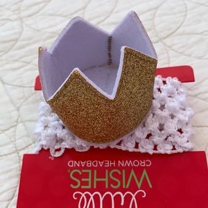 Brand New Crown Headband - 0-12 months